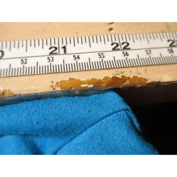 XL Vintage Mens T-shirt Single Stitch Nebraska Centennial Blue Hanes 1990's USA - Picture 6 of 8